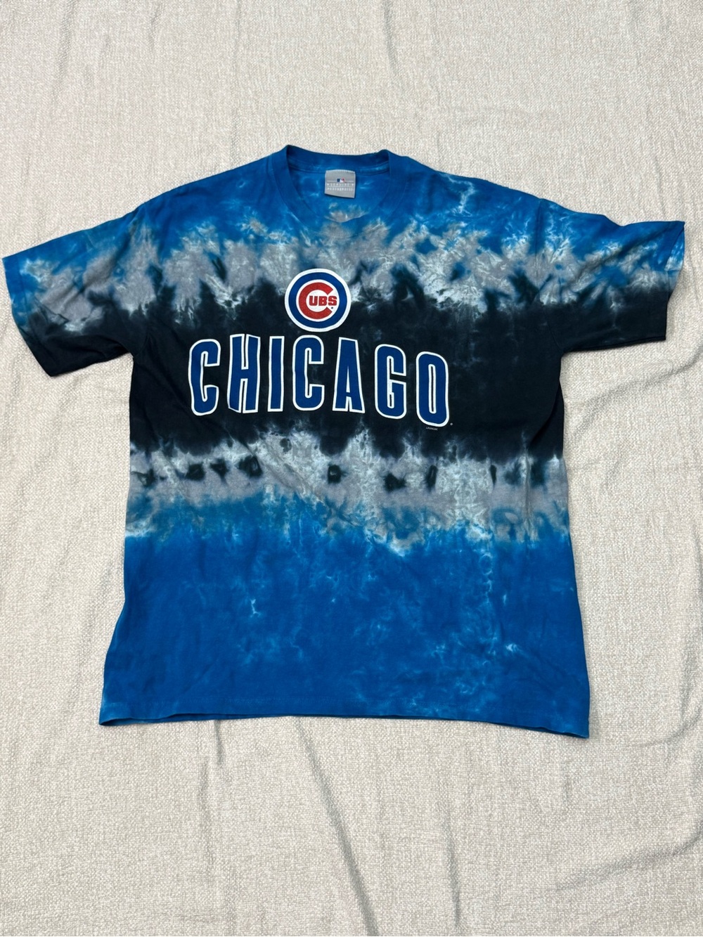 Chicago Cubs Tie Dye Graphic Tee XL Vintage Y2K Grunge Streetwear MLB